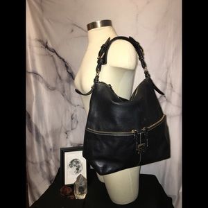 Dooney and Bourke Large Black Leather Bag